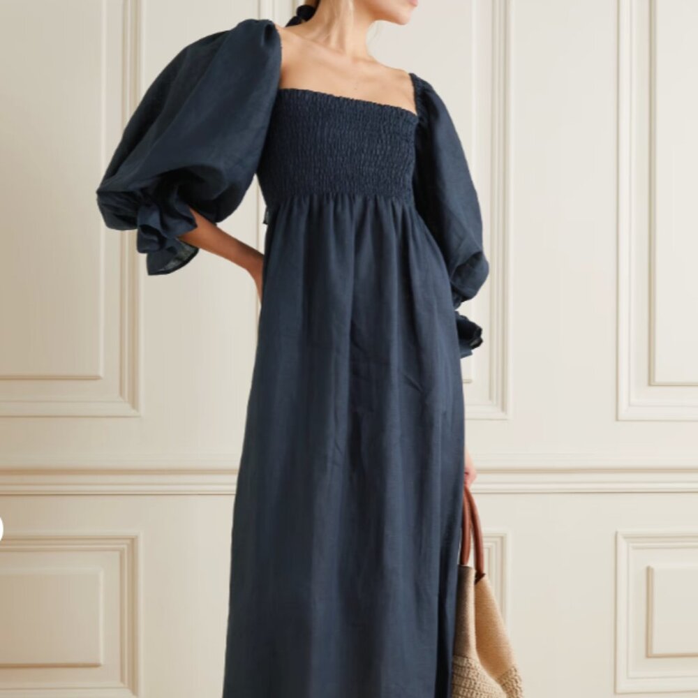 Sleeper Atlanta Dress Organic Linen - perfect Fall dress!